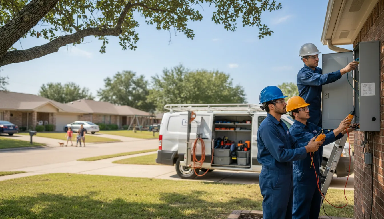 Certified electrician providing emergency electrical services in Blanchard, OK